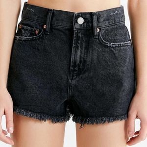 BDG Girlfriend High-Rise Distressed Denim Short